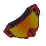 Ski, snowboard, motorcycling, cycling goggles, unisex, bright red frame, multicolor lens, O11RBMN